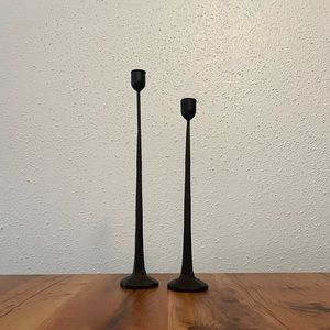 Iron Candlestick Set